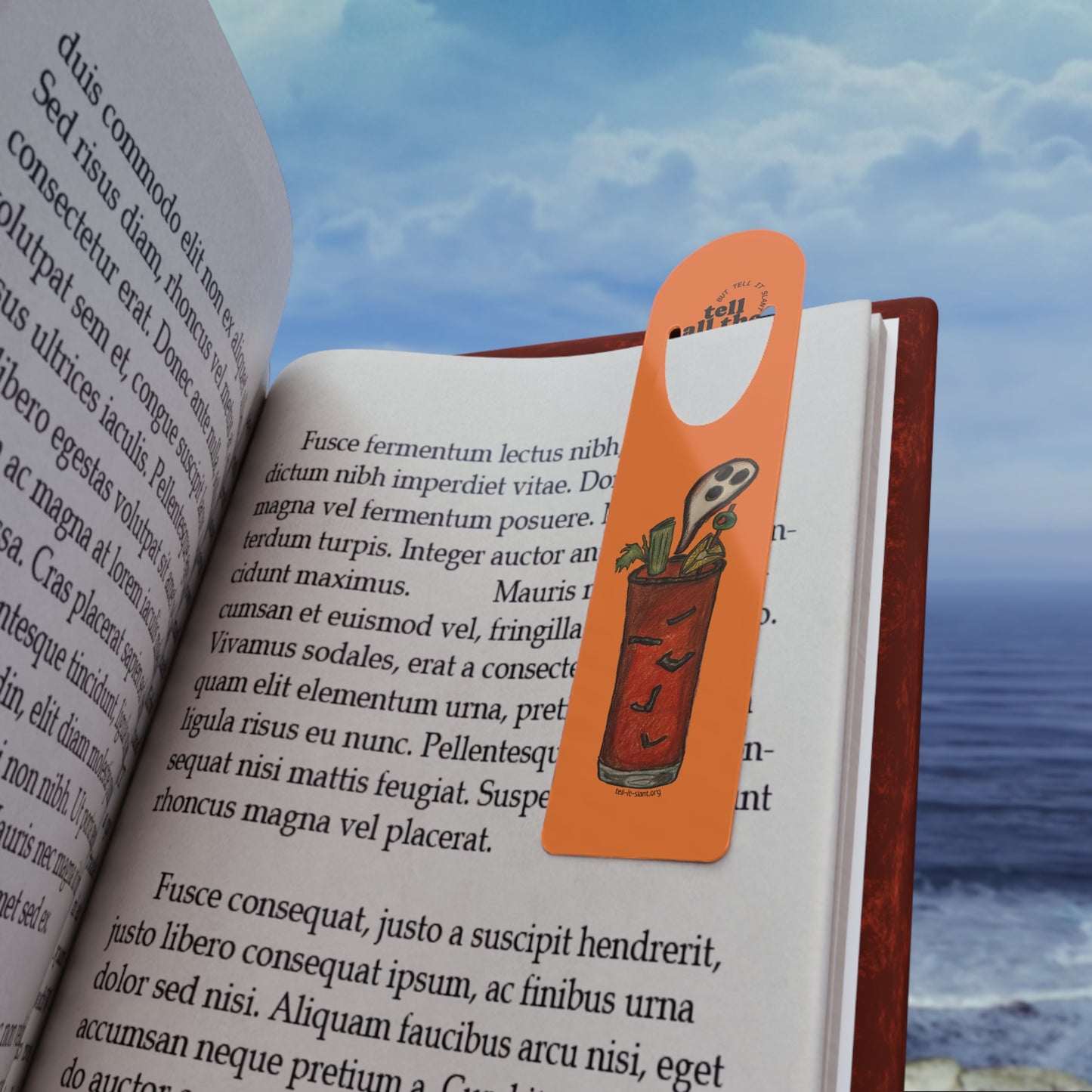 A Spirited Spirit! Spooky Cocktail Bookmark