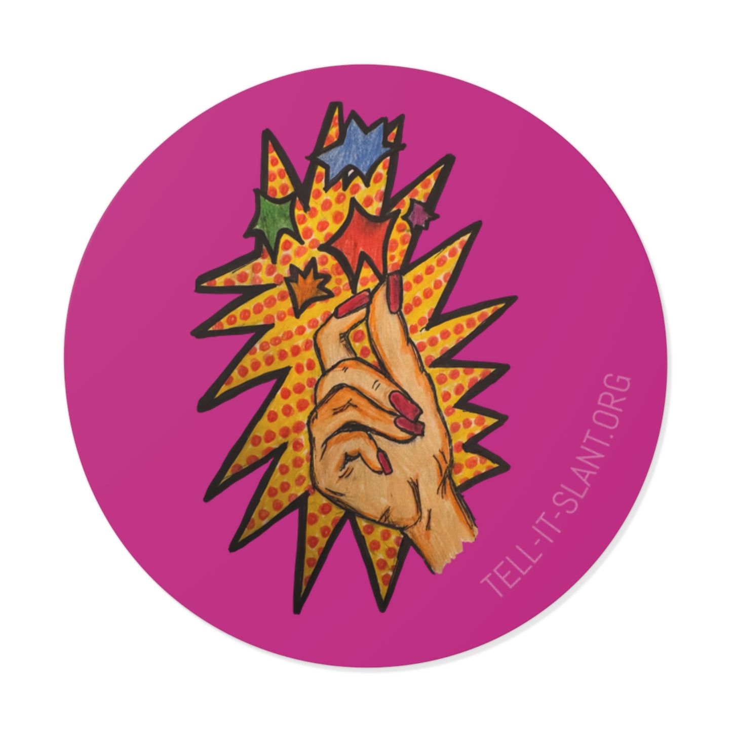 Finger SNAP! π«° Vinyl Sticker 2βx2β