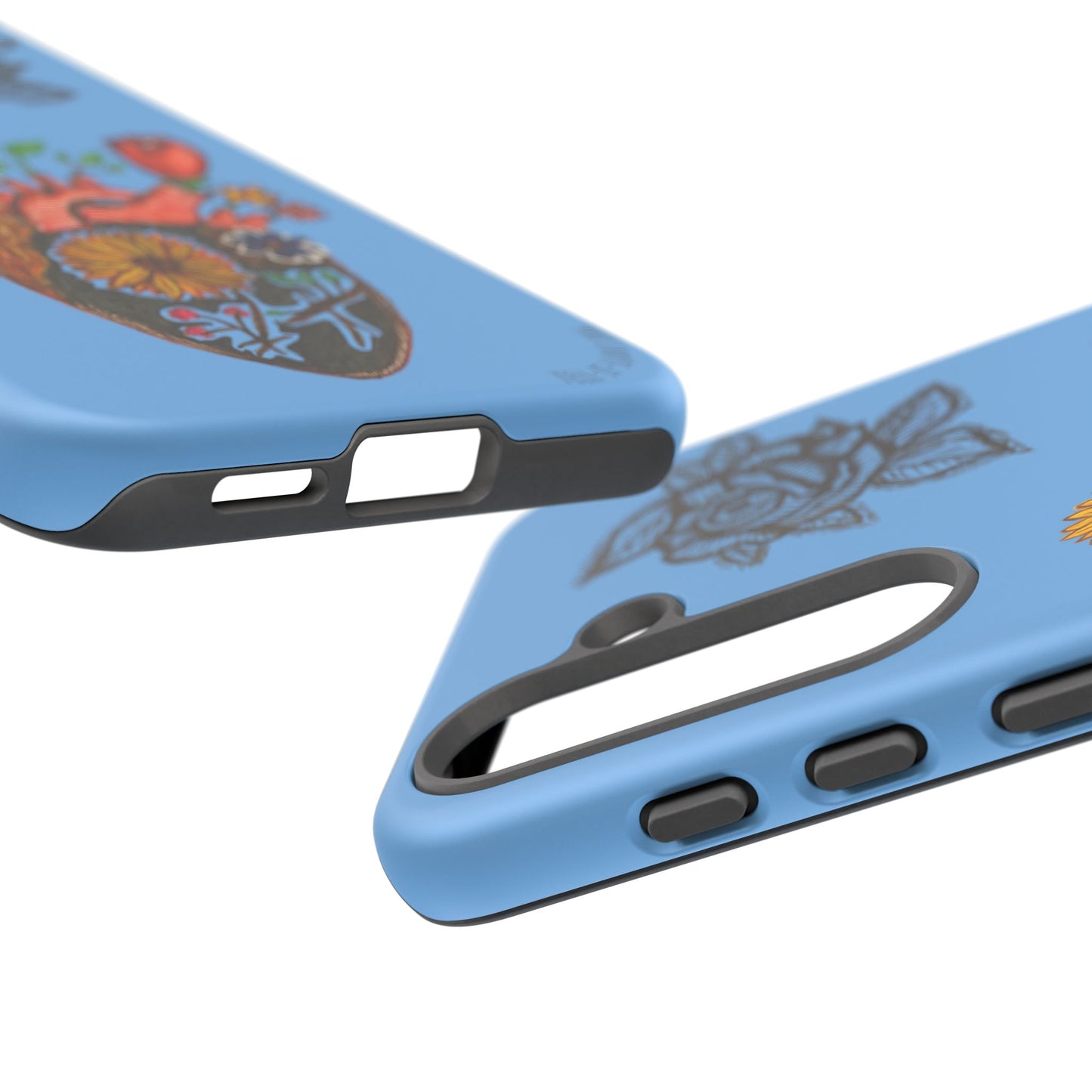 CUSTOMIZABLE Floral Heart & Rose Phone Case Design (Available for many devices)