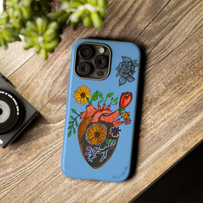 CUSTOMIZABLE Floral Heart & Rose Phone Case Design (Available for many devices)