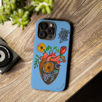 CUSTOMIZABLE Floral Heart & Rose Phone Case Design (Available for many devices)