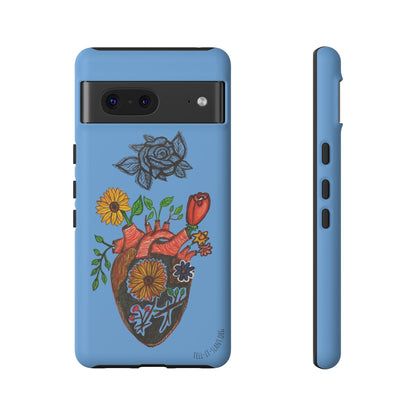 CUSTOMIZABLE Floral Heart & Rose Phone Case Design (Available for many devices)