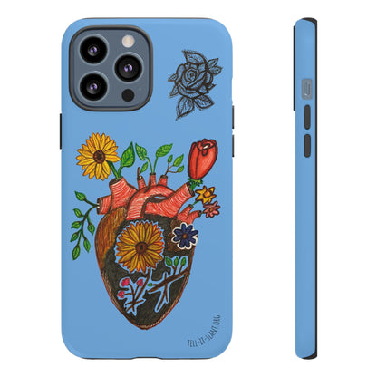 CUSTOMIZABLE Floral Heart & Rose Phone Case Design (Available for many devices)