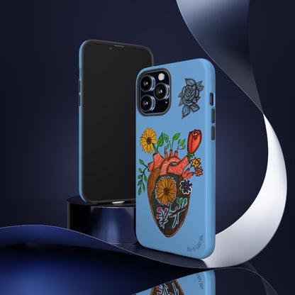 CUSTOMIZABLE Floral Heart & Rose Phone Case Design (Available for many devices)