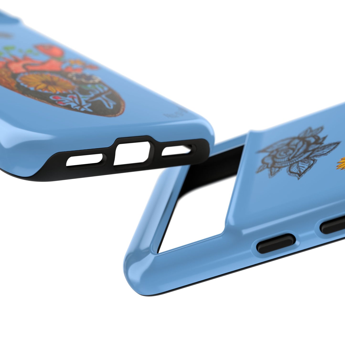 CUSTOMIZABLE Floral Heart & Rose Phone Case Design (Available for many devices)