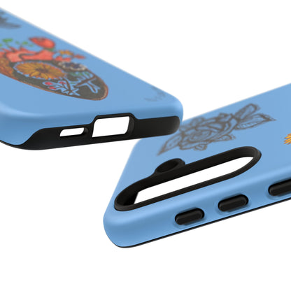 CUSTOMIZABLE Floral Heart & Rose Phone Case Design (Available for many devices)