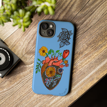 CUSTOMIZABLE Floral Heart & Rose Phone Case Design (Available for many devices)