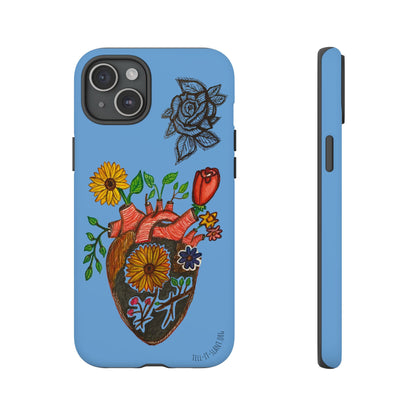 CUSTOMIZABLE Floral Heart & Rose Phone Case Design (Available for many devices)